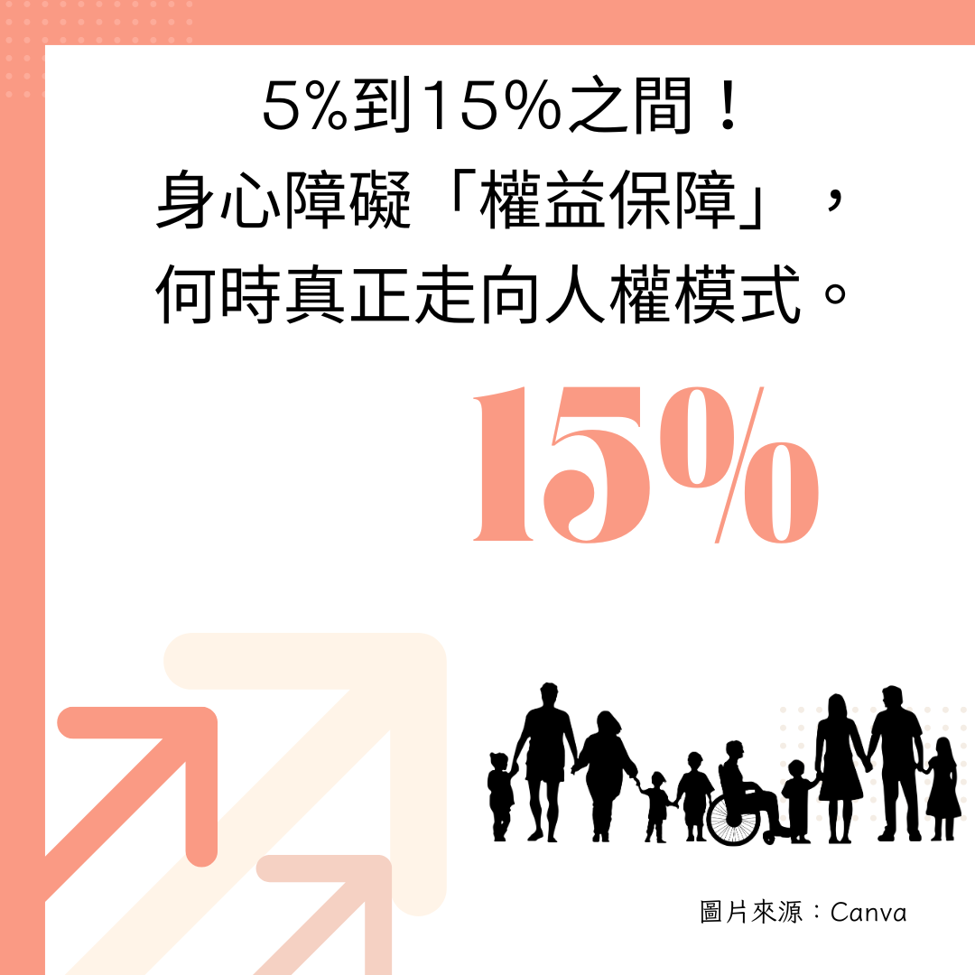 5%到15％之間！身心障礙「權益保障」，何時真正走向人權模式